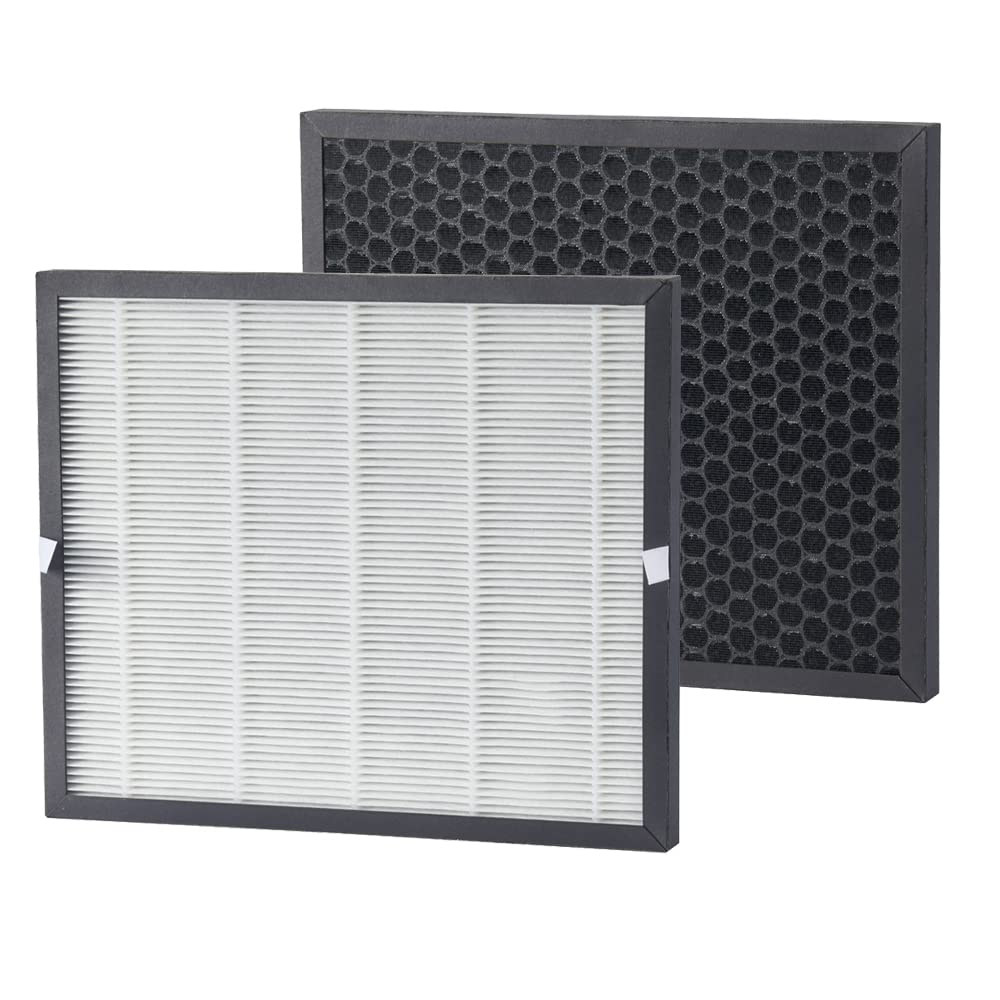 2in1 HEPA-Filter und Aktivkohlefilter Ersatzfilter für Greenmigo 55L WiFi (ALPHA-AF55 WiFi) Luftentf
