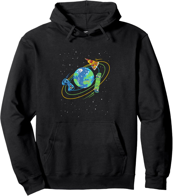 Welt-Spins Pullover Hoodie