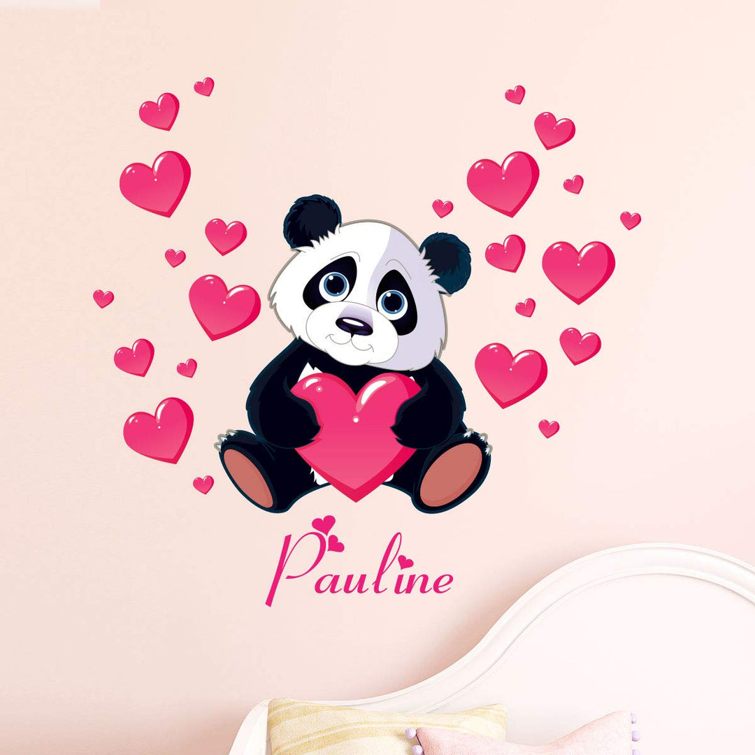 Ambiance Sticker Personalisierte Namensaufkleber | Personalisierter Namensaufkleber - Kinderzimmer W