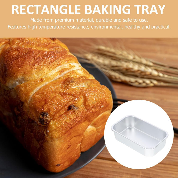 PACKOVE Küchenwaren 8 Stück Toaster- Cupcake-Pfanne Eierkuchenform Brotbackform Mini-Kastenform Hack