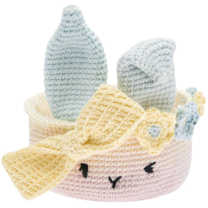Ricorumi Häkel-Set "Oster-Körbchen pastell", Pastell