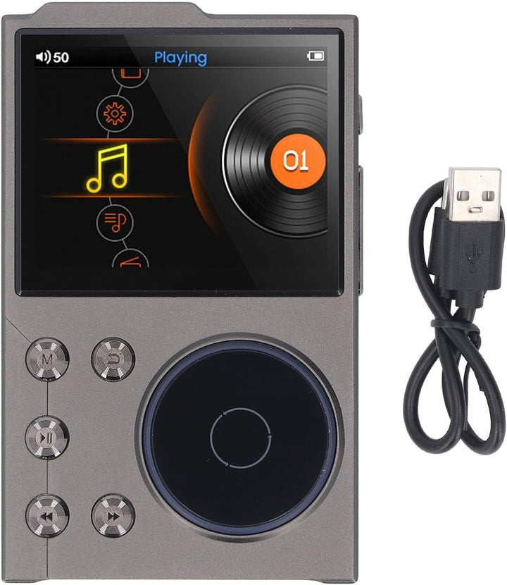 HiFi-MP3-Player, Bluetooth 5.3, Verlustfreier Sound, Hochauflösender Musik-Player, Tragbarer Audio-P