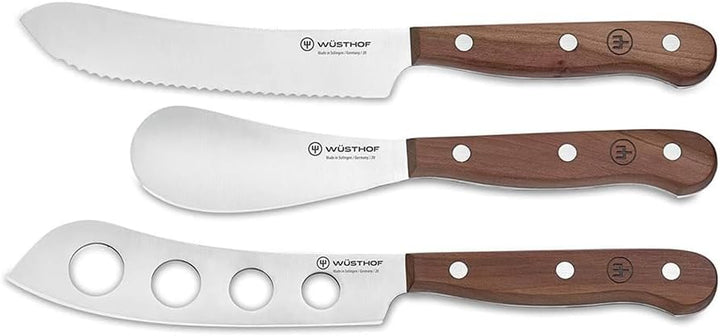 WÜSTHOF Charcuterieset mit 3 Messern Käsemesserset, Käsemesserset