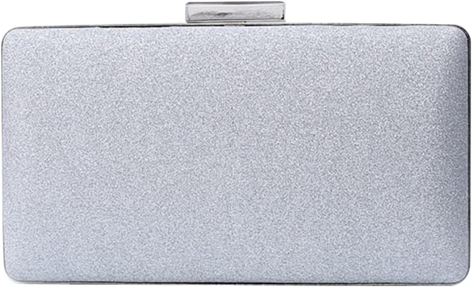 CORIOS Damen Clutch Abendtasche mit Pailletten Clutch Tasche mit Kette Glitter Handtasche Glänzend S