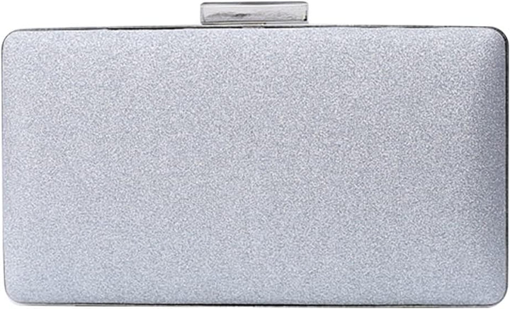 CORIOS Damen Clutch Abendtasche mit Pailletten Clutch Tasche mit Kette Glitter Handtasche Glänzend S