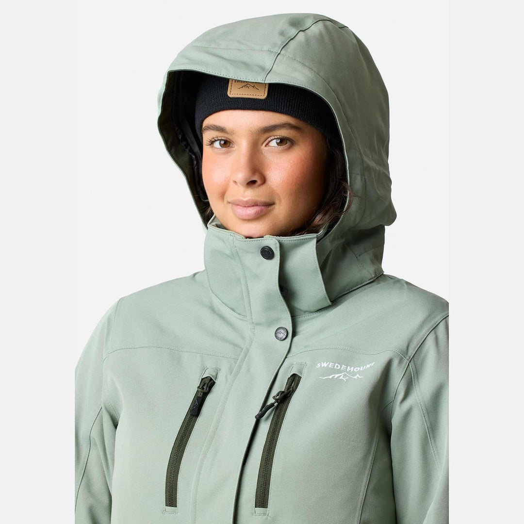 Swedemount Cervinia Skianzug für Damen 34 Seaweed Green/Dk. Olive Green, 34 Seaweed Green/Dk. Olive