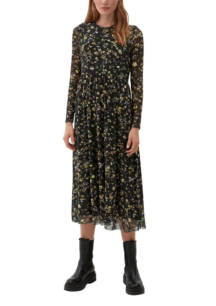 s.Oliver Damen Kleid 38 Schwarz 99a0, 38 Schwarz 99a0