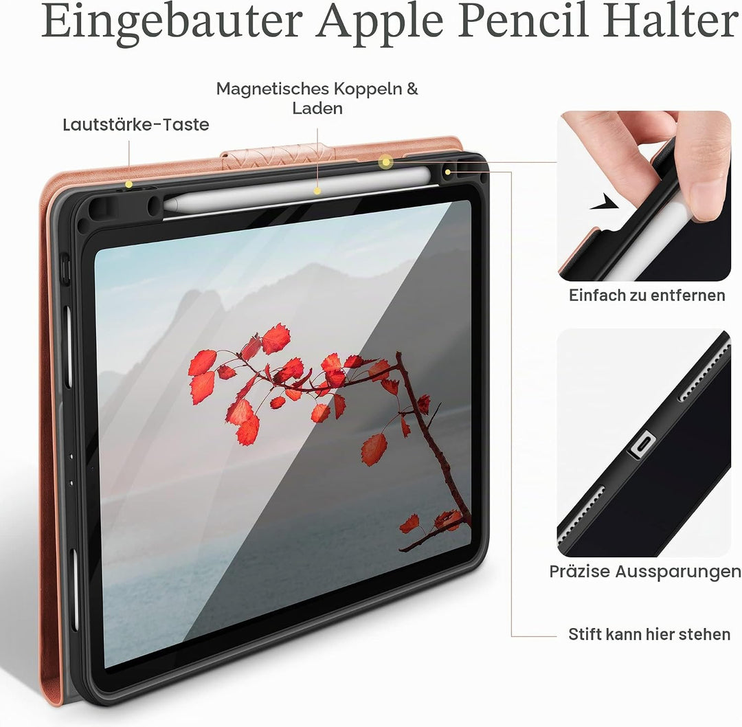 AUAUA Hülle für iPad Pro 12.9 Zoll 2022 (6. Generation)/2021 (5.Gen) / 2020 (4.Gen) / 2018 (3. Gen)