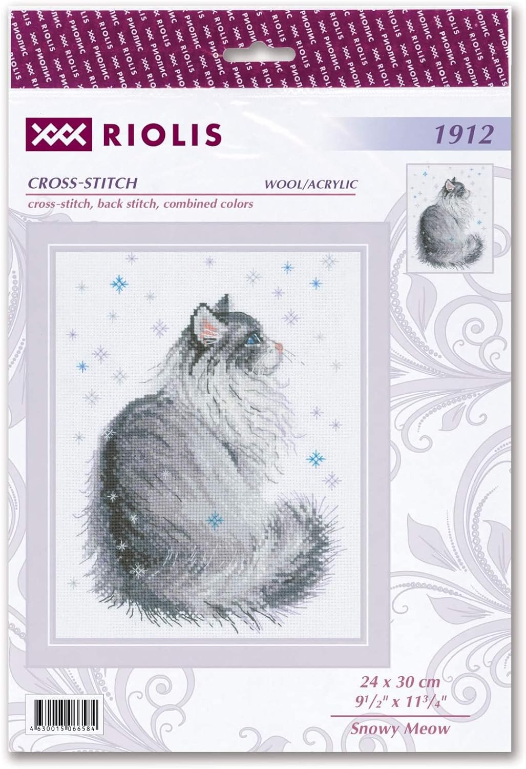 Riolis 1912 Kreuzstich Set, Mehrfarbig, 24x30cm