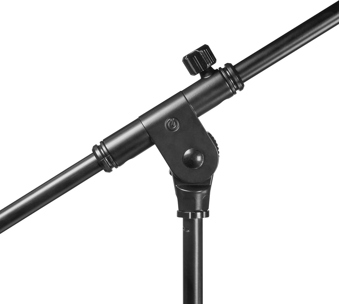 Gravity TMS 4321 B - Touring Mikrofonstativ mit Standard Galgen, Grosse, griffige Spannmuffe zur Höh