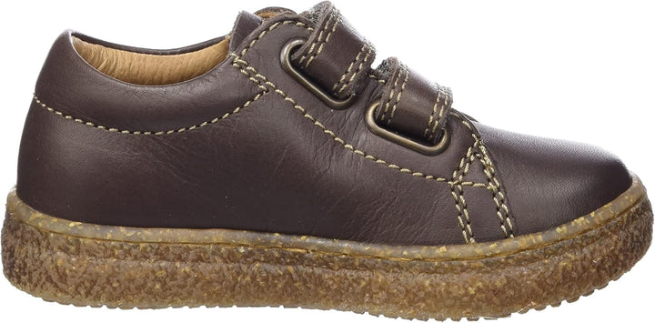 Naturino Carex VL-Sneaker aus gebürstetem Nappalede-Hellblau 30 EU Dunkelbraun, 30 EU Dunkelbraun