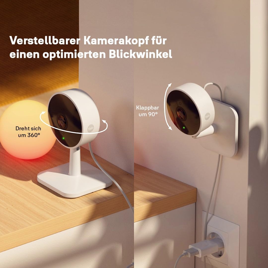 Yale - Smarte Innenkamera - SV-IC-1A-W-EU - Full HD Live Ansicht & Zwei-Wege-Audio - Bewegungsaufzei