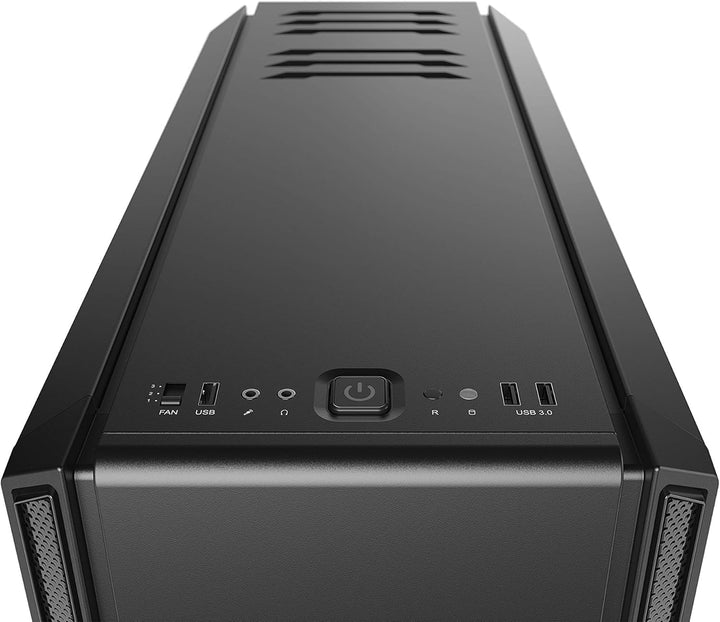 be quiet! Silent Base 601 Window Black PC-Gehäuse, 2X Pure Wings 2 140mm Lüfter, bis 360mm Radiator,
