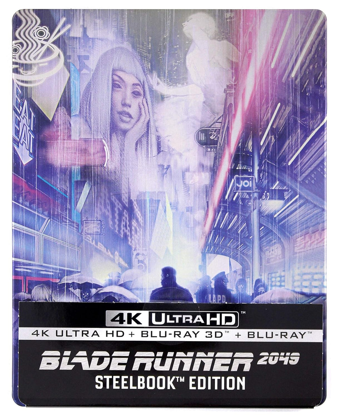 Blade Runner 2049 3-Discs Steelbook Edition 4K Ultra HD + Blu-Ray 3D + Blu-Ray [Region Free]