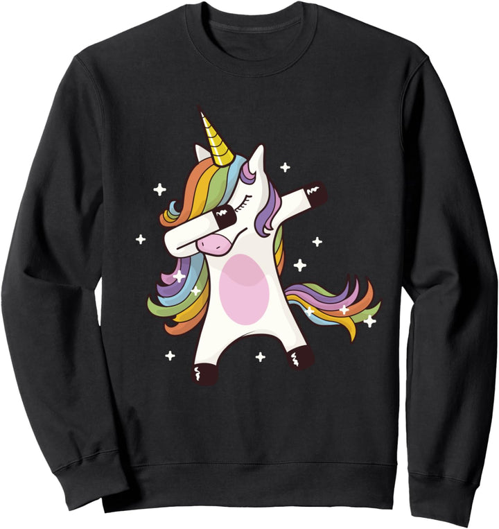 Dabbendes Einhorn Dab Pose Dabbing Unicorn Sweatshirt