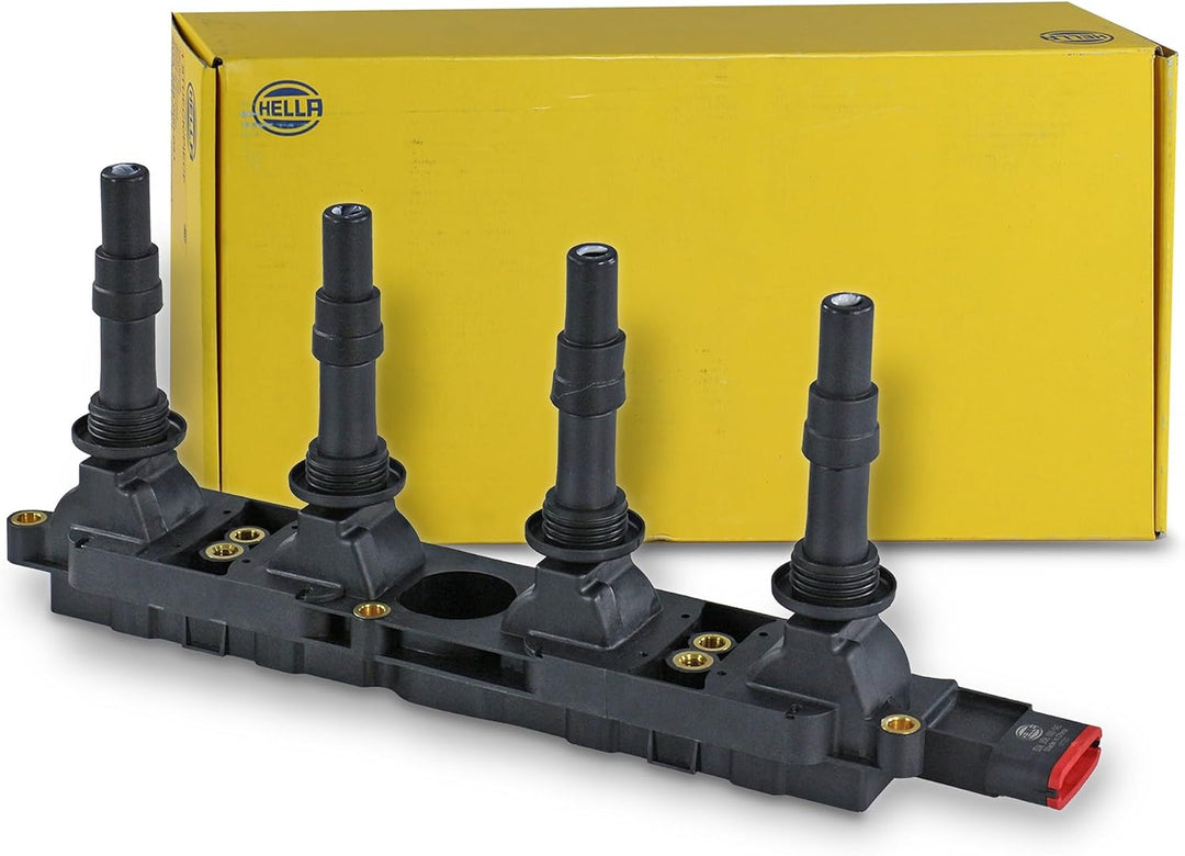 HELLA 5DA 358 000-041 Zündspule - 12V - 5-polig - Blockzündspule - geschraubt