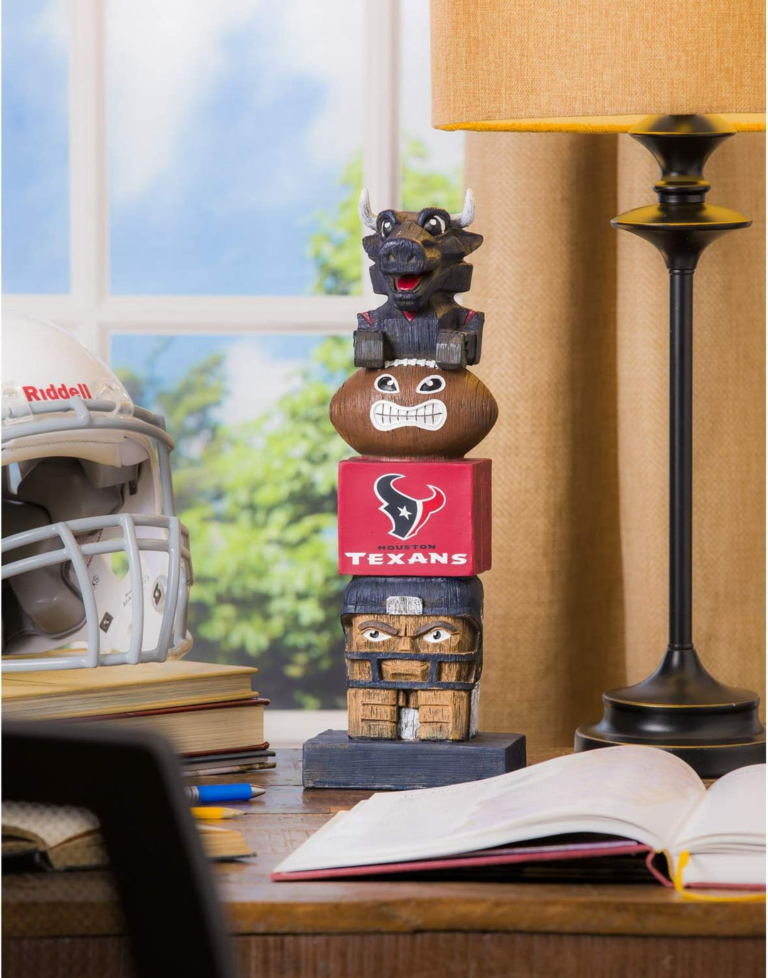 Team Sports America NFL Unisex NFL Tiki Totem Houston Texans 41 cm Houston Texans, Houston Texans 41