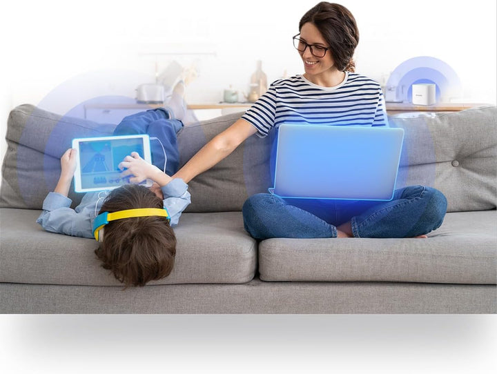 D-Link M15-2 EAGLE PRO AI AX1500 Mesh System (2-er Set, AI Wi-Fi/Traffic Optimiser, AI Parental Cont