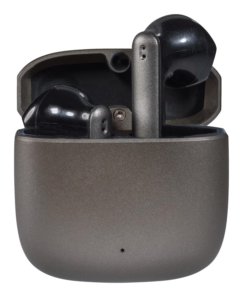 Vivanco Drahtlose Kopfhörer 62585 Metal Pair Anthrazit