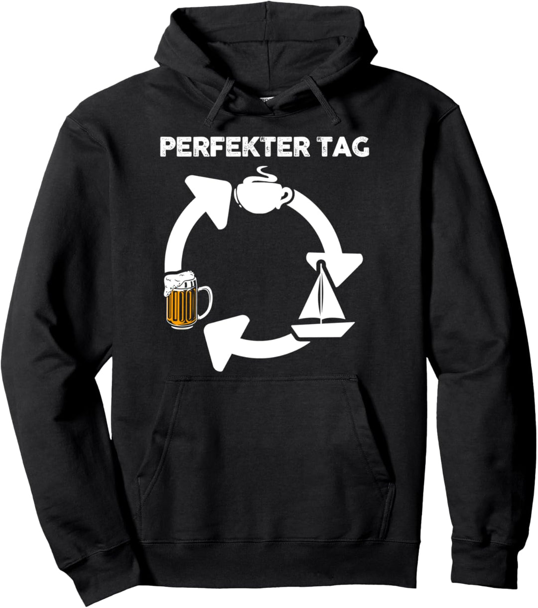 Segeln Segler Segelboot Pullover Hoodie