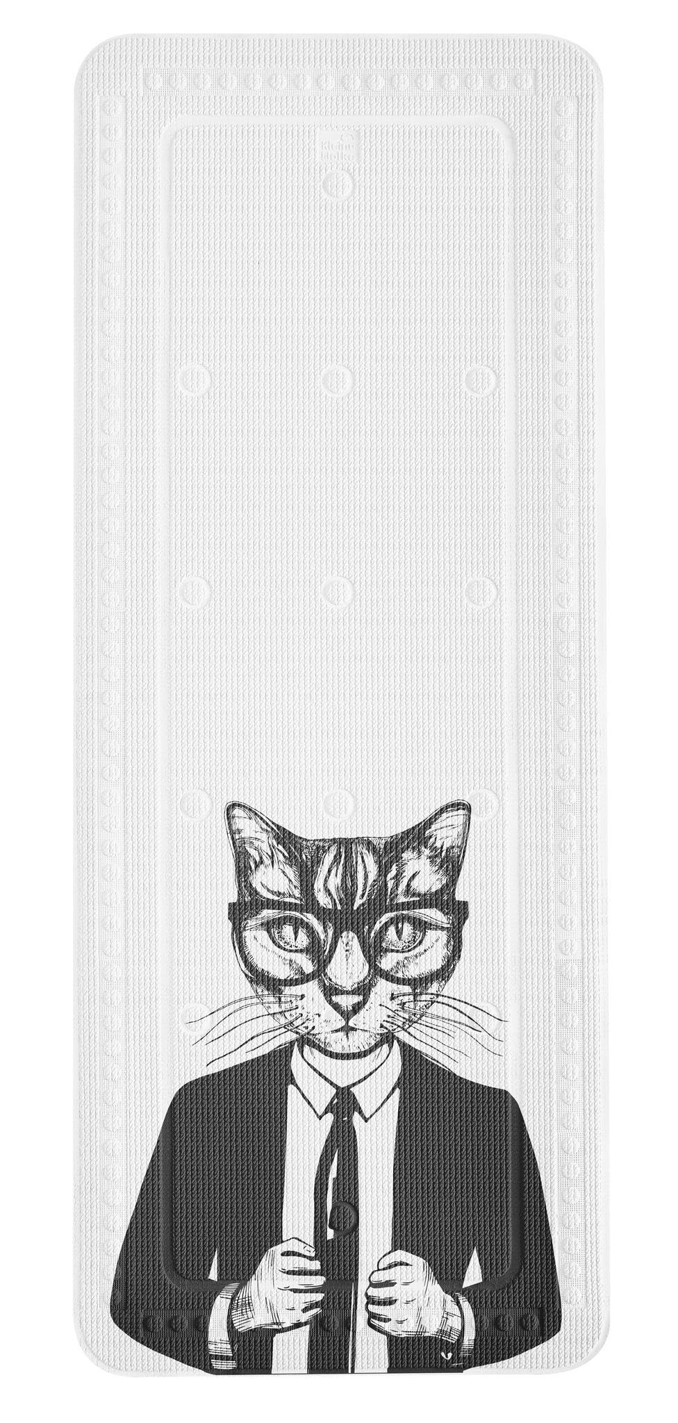 Kleine Wolke Wanneneinlage Kalli Schwarz-Weiss 36 x 92 cm 36 x 92 cm Schwarz Weiss, 36 x 92 cm Schwa