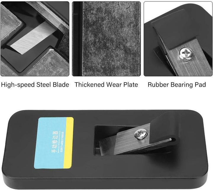 Mini Manueller Kantenschneider, Kantenanleimschneider Griff Kantenanleimmesser für PVC ABS Melamin F