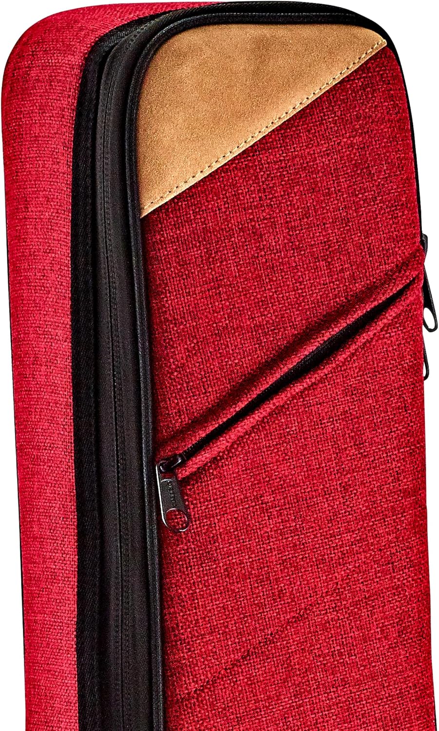 Ortega Guitars gepolstertes Soft Case - für Full Size Akustikgitarren - Leinen, Baumwolle, Veloursle