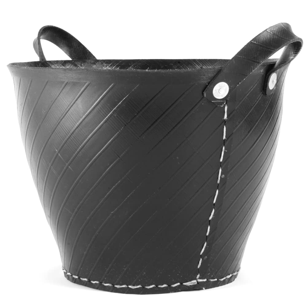 TermaTech | Holzeimer ''Reifen'' | 400×280 mm | Schwarz