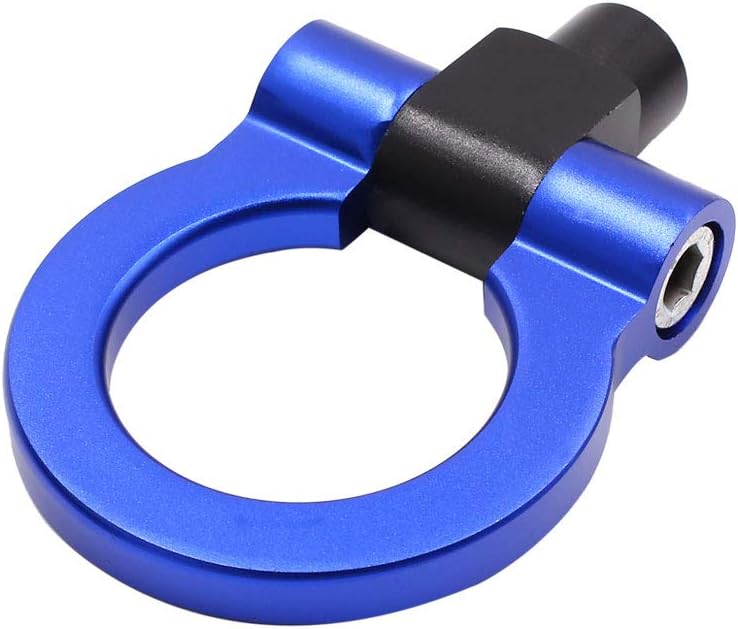sourcing map Abschleppöse Anhänger Aluminiumlegierung Front Abschleppöse Kit für Blau DE de