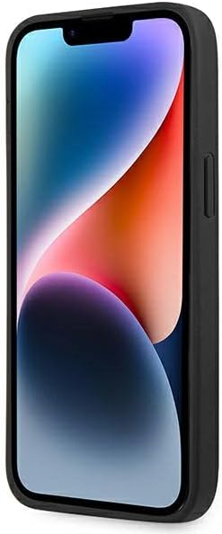 Etui BMW BMHCP14XSLLBK Hülle für iPhone 14 Pro Max 6,7" schwarz/Black Leather Stamp