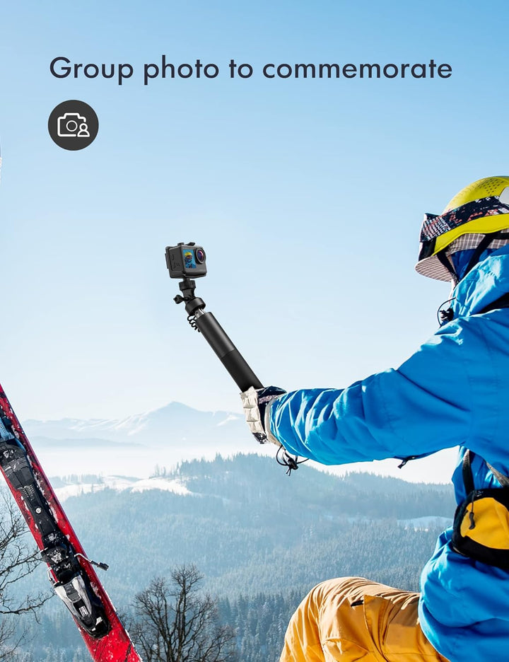 WOLFANG GA200 Action Cam 4K 24MP Unterwasserkamera WiFi 40M wasserdichte EIS Bildstabilisator Touchs