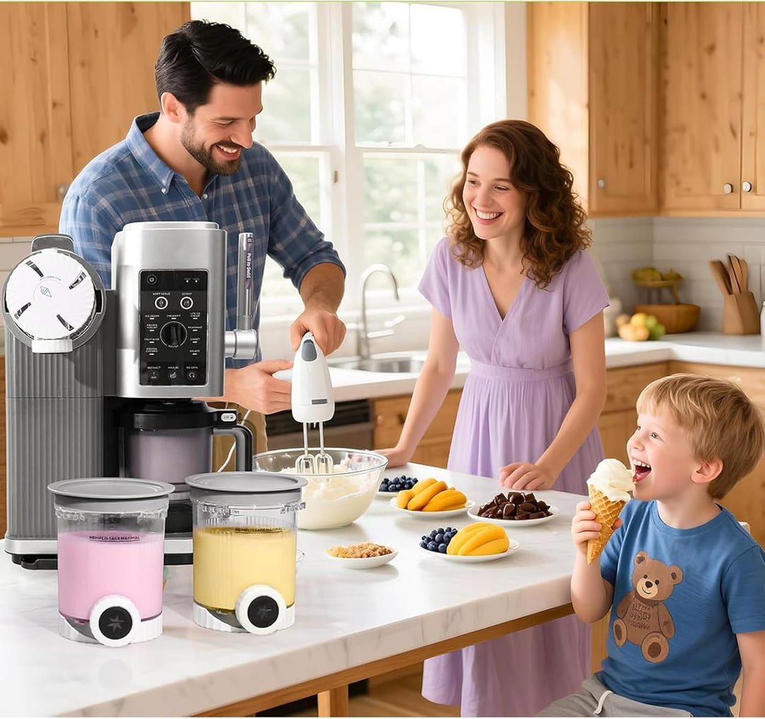 Behälter für Ninja Creami Swirl NC701EU 480ML BPA-Frei und Spülmaschinenfest Becher kompatibel mit N