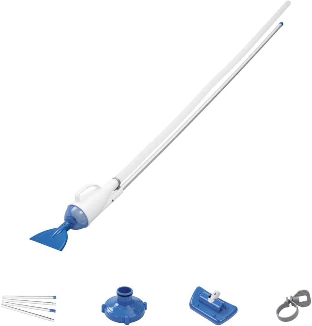 Bestway Flowclear pumpenbetriebener Poolsauger, AquaCrawl, für Pools bis 224 cm,1058212XXX 224 cm Si