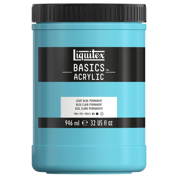 Liquitex 8870368 Basics - Acrylfarbe, monopigmentierte Künstlerpigmente, lichtecht, mittlere Viskosi