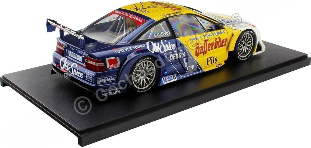 WERK 83 W1802003 Miniaturauto aus der Kollektion, Gelb/Weiss/Blau