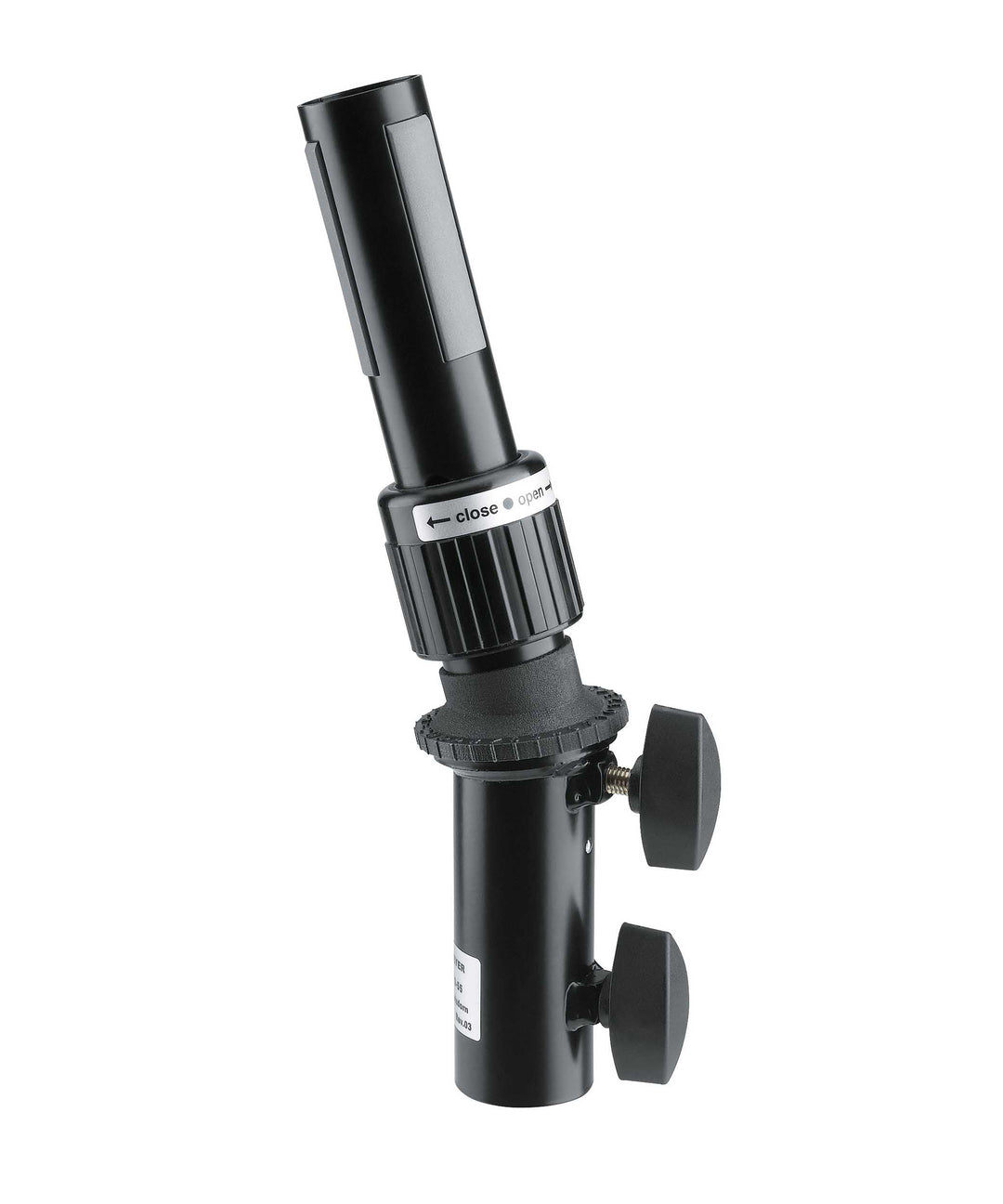 K&M 19674 Boxenschrägsteller - Ring Lock, schwarz