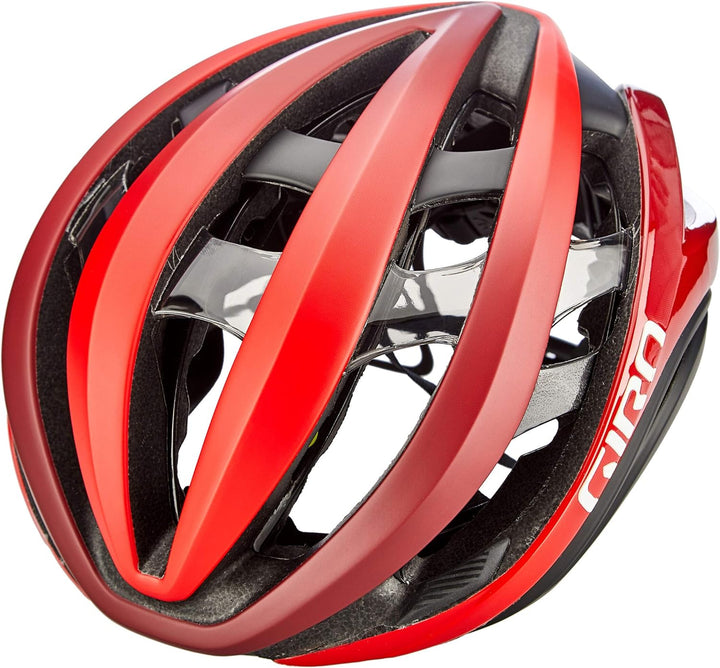 Giro Aether MIPS Strassenhelm Small/51-55 cm mat bright red/dark red/black, Small/51-55 cm mat brigh