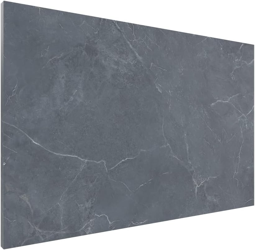 ALLboards Metallische Magnettafel ANTHRAZIT MARMOR 60x40cm MetalBoards Memoboard für jede Art von Ma