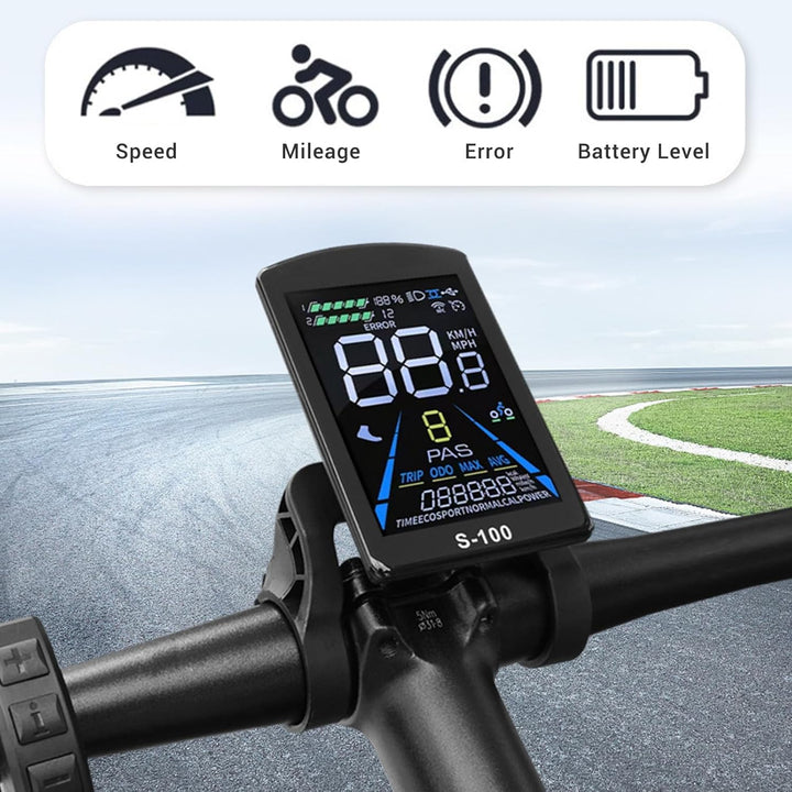 BuyWeek E-Bike Brushless Motor Controller Kit, 36V 48V 750W 1000W 30A 3 Modus Sinuswelle Controller