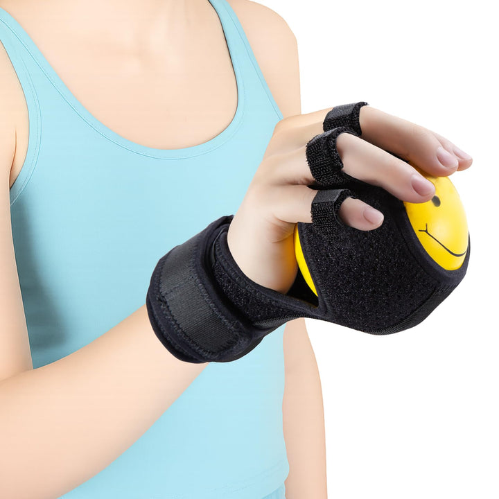 Handtrainer Fingertrainer, Handkraft Trainer Mit Gespaltenen Fingern, Anti Spasticity Splint Mit Bal
