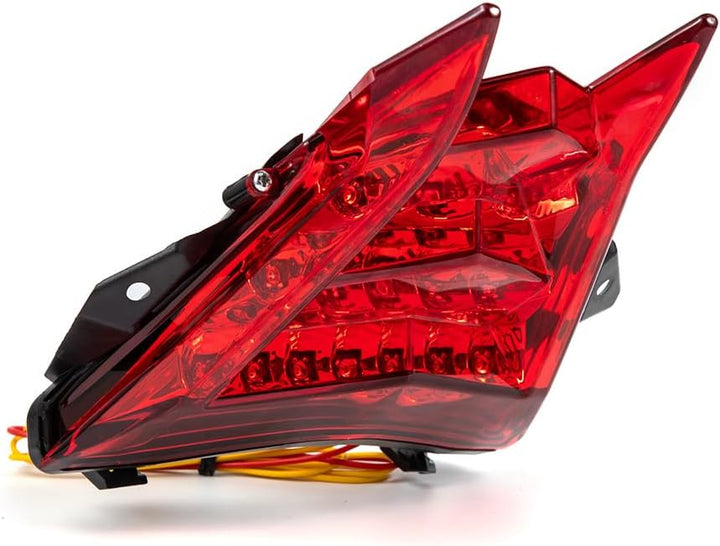 12V Motorrad Rücklicht LED Bremslicht Kennzeichenbeleuchtung Rotlicht Kompatibel mit HP4 S1000R S100