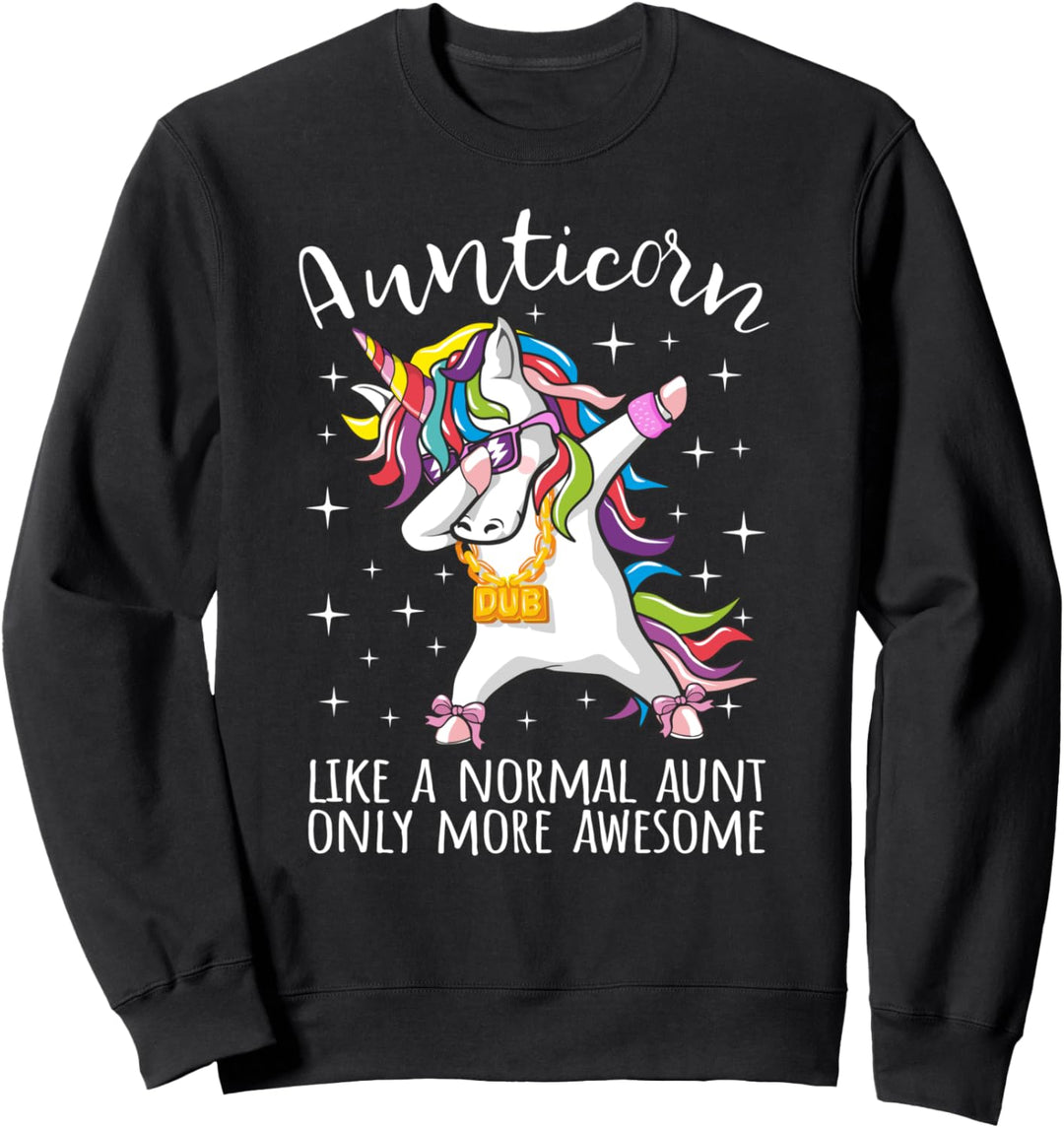 Magical Aunticorn Like An Aunt Only Awesome Dabbing Unicorn Sweatshirt