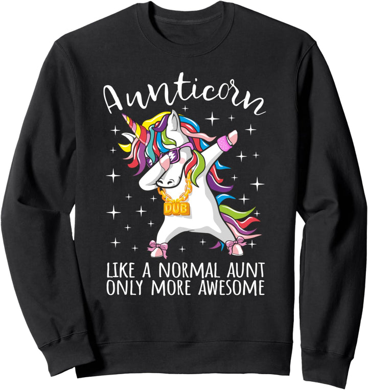 Magical Aunticorn Like An Aunt Only Awesome Dabbing Unicorn Sweatshirt