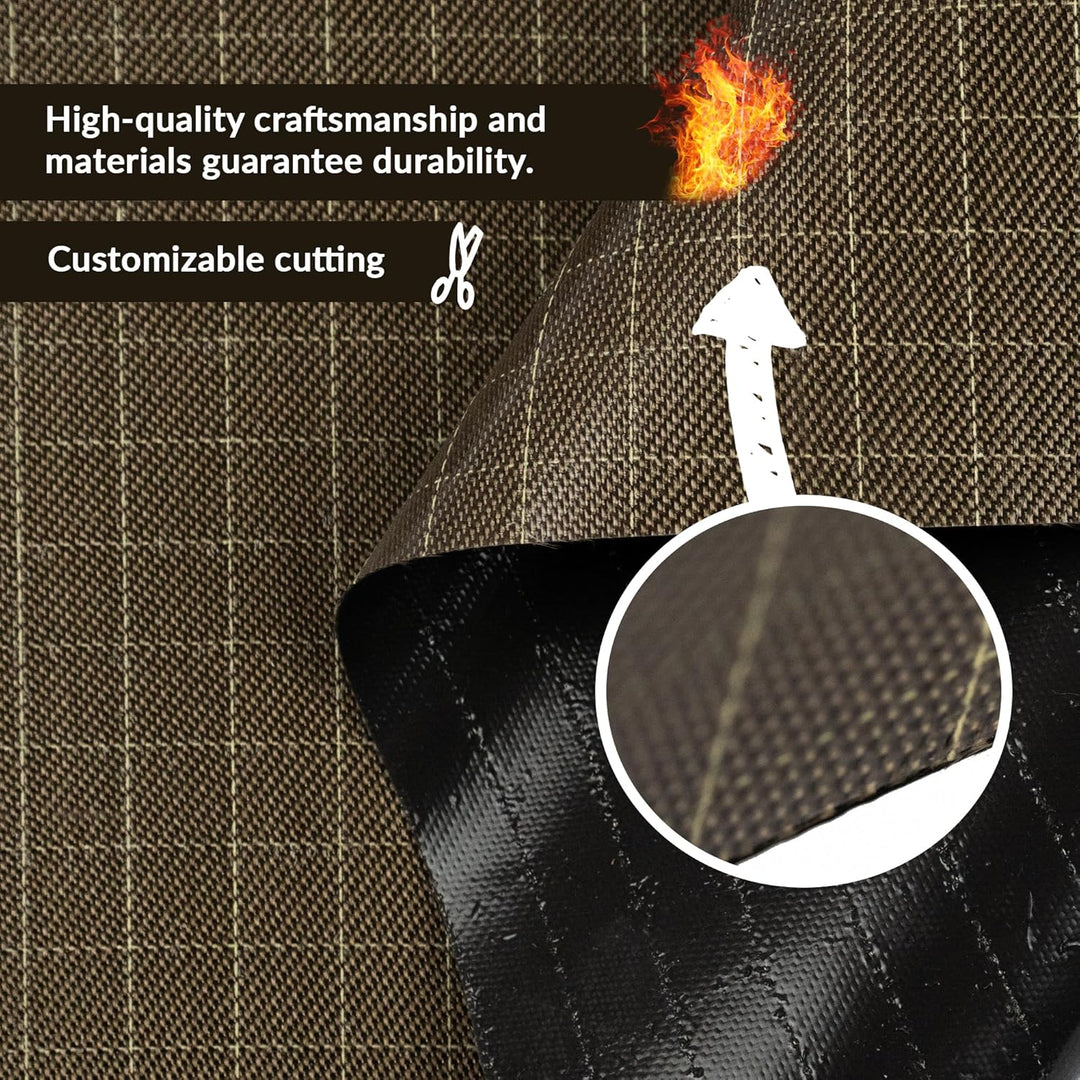 FireMat Gold Edition (30x30cm) feuerfeste Unterlage Premium Version – rutschfest - Lapitron / para-A