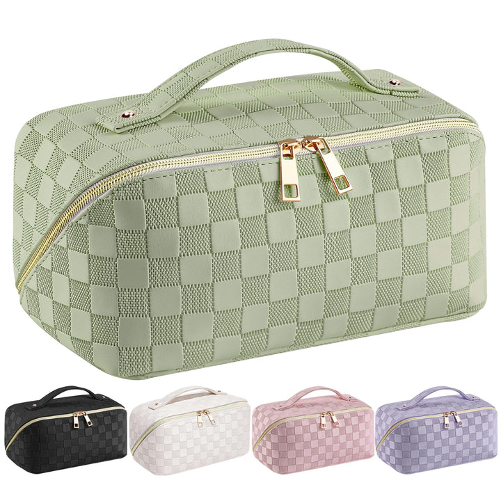 Bestash Reise Kosmetiktasche Damen mit Grossem,Tragbare Reise Make Up Tasche,Wasserdichter Schminkta