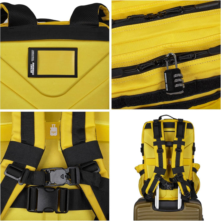 ELITRAINX ELITEX TRAINING Militär-Rucksack, 45 l, wasserdicht, Sport, Flugzeugkabine, CrossTraining,