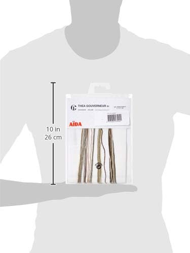 Thea GOUVERNEUR SINCE 1959 2004A Kreuzstich-Set, Stoff, Mehrfarbig, 13x13cm
