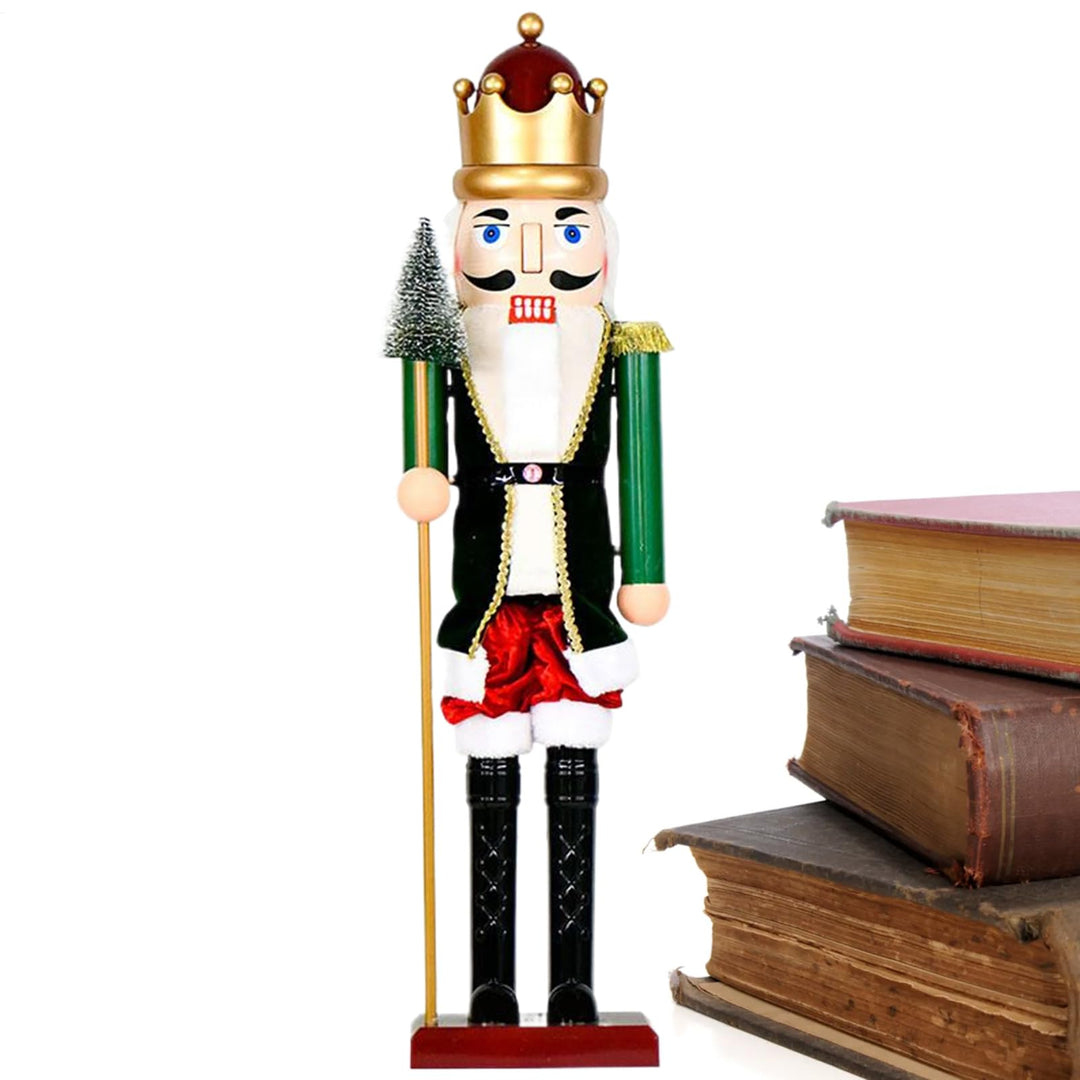 Nussknacker-Figuren, 40 cm, Feiertagssoldat mit Licht &amp; Musik für Weihnachten, Festliche beleuchtete