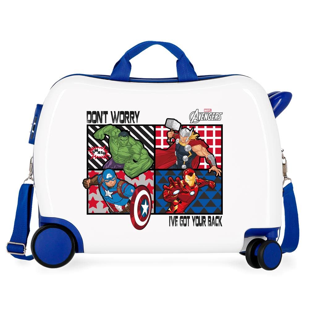 Marvel Avengers All Avengers Kinder-Koffer Mehrfarbig 50x38x20 cms Hartschalen ABS Kombinationsschlo