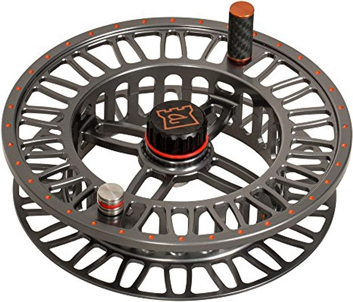 Hardy Ultralite MTX Fly Angelrolle, Unisex-Erwachsene, Ultralite MTX 3/4/5 Titan/Orange, 3/4/5 Titan